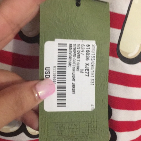 Gucci Top unisex new size medium oversized fits ladies large to x large. - Picture 7 of 9